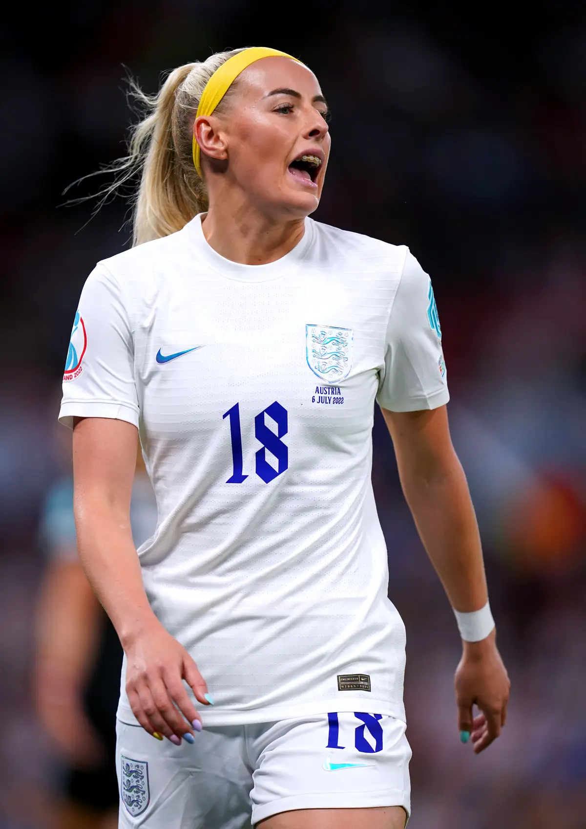 英国女足球员在欧洲比赛中取得突破